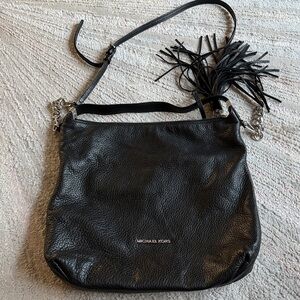 Michael Kors Black Crossbody Bag with Tassel